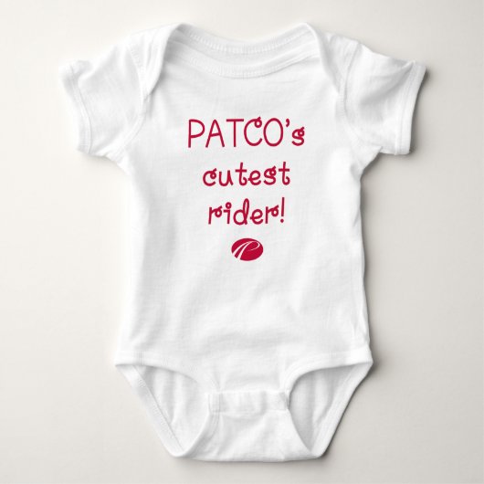 PATCO's Cutest Rider Bodysuit-pak Romper (Voorkant)