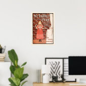 PATE DENTIFRICE French Paris Toothpaste Toothborst Poster (Thuiskantoor)