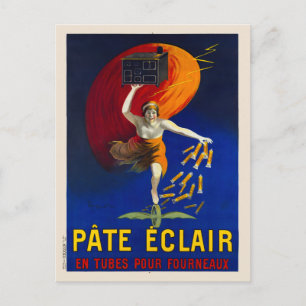 Pate Eclair  Adverteren Poster 1912 Briefkaart