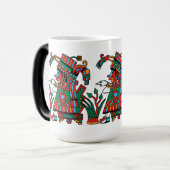 Patecatl - god van geneesmiddelen en chirurgie magische mok (Voorkant links)