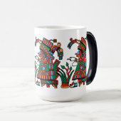 Patecatl - god van geneesmiddelen en chirurgie magische mok (Voorkant rechts)