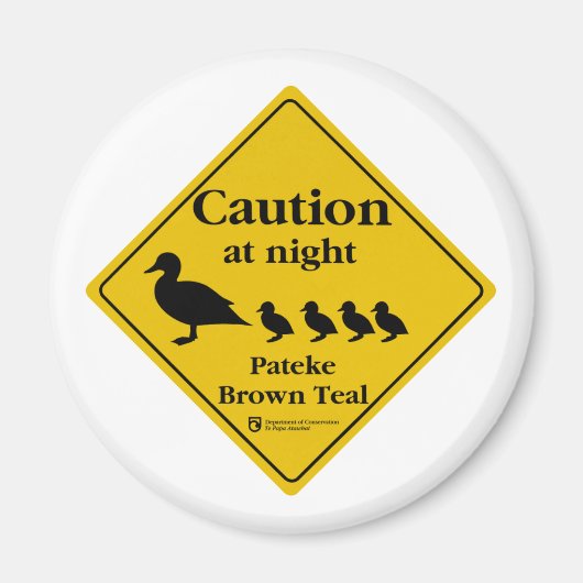 Pateke Sign Magnet (Voorkant)