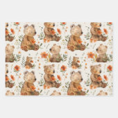 Patel kleuren kwekerij inpakpapier (Voorkant)