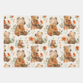 Patel kleuren kwekerij inpakpapier vel (Voorkant)