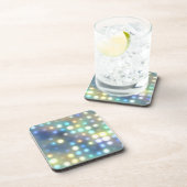 Patel Neon Lights Abstract Drankjes Onderzetter (Rechterzijde)