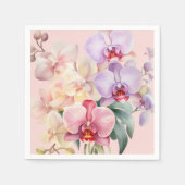 Patel Rainbow Orchids Wedding Servet (Voorkant)