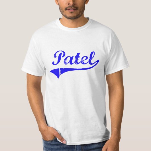 Patel Surname Klassieke stijl T-shirt (Voorkant)