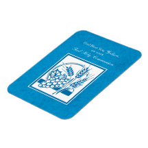 Paten Eerste Communie, Tarwe, Druiven Blauw