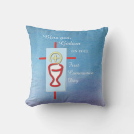Patenkind, Eerste Heilige Communie, Blauw Kussen