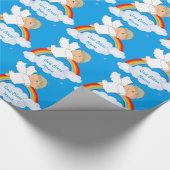 Patenkind Petekind Baby Jongens Verjaardagsfeestje Cadeaupapier (Hoek)