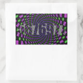 Patent 5676977 - Genezing voor AIDS (1997) Rechthoekige Sticker (Tas)