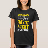 Patent Agent Job Title Employee Funny Worker Paten T-shirt (Voorkant)
