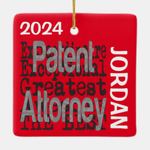 Patent Attorney Extraordinaire CUSTOM Keramisch Ornament