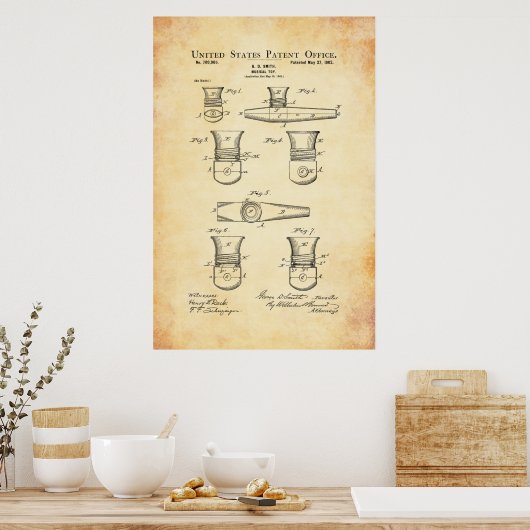 Patent - Kazoo - Poster (Keuken)