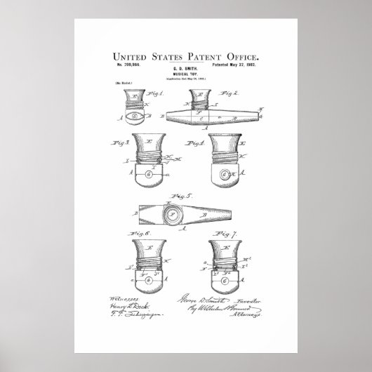 Patent - Kazoo - Poster (Voorkant)