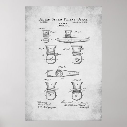 Patent - Kazoo - Poster (Voorkant)
