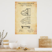 Patent - Piano - Poster (Keuken)