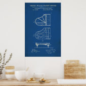 Patent - Piano - Poster (Keuken)