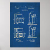 Patent - Upright Piano - Poster (Voorkant)