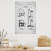 Patent - Upright Piano - Poster (Keuken)