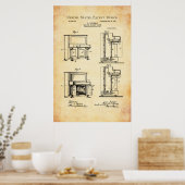 Patent - Upright Piano - Poster (Keuken)
