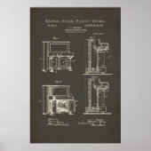 Patent - Upright Piano - Poster (Voorkant)