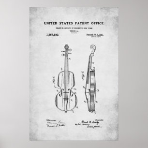 Patent - Violin - Poster
