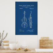 Patent - Violin - Poster (Keuken)