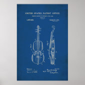 Patent - Violin - Poster (Voorkant)