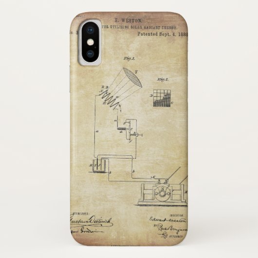  patent voor zonne-energie Case-Mate iPhone case (Achterkant)