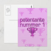 Patentante Nummer 1 Briefkaart (Voorkant / Achterkant)