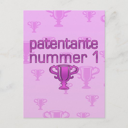 Patentante Nummer 1 Briefkaart (Voorkant)
