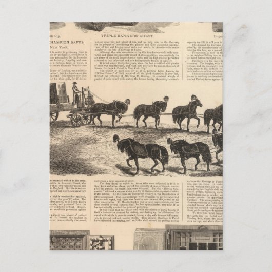 Patentkampioen haring Safes Briefkaart (Voorkant)