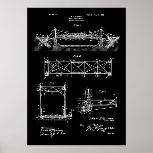 Patentopschortingsbrug Poster (Voorkant)