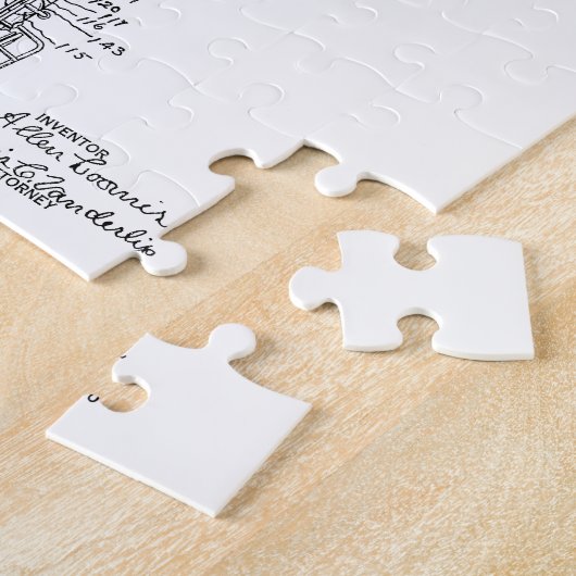 Patentsaxofonontwerp Legpuzzel (Zijkant)