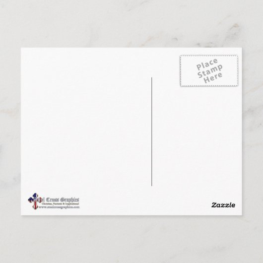 Pater Noster Briefkaart (Achterkant)