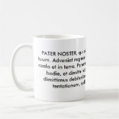 PATER NOSTER of onze vader Koffiemok (Links)