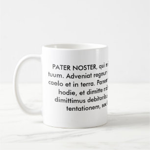 PATER NOSTER of onze vader Koffiemok
