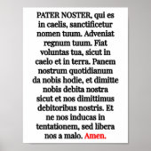 Pater Noster Poster (Voorkant)
