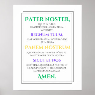 Pater Noster Print