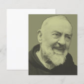 Pater Pio van Pietrelcina (Voorkant / Achterkant)