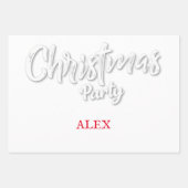 Paterna Flower Reindeer Kerstmis Magic Inpakpapier Vel (Voorkant 3)