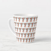 Paterna Flower Reindeer Kerstmis Magic Latte Mok (Linkerhoek)