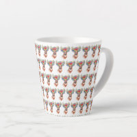 Paterna Flower Reindeer Kerstmis Magic Latte Mok