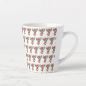 Paterna Flower Reindeer Kerstmis Magic Latte Mok (Rechts)