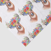 Paterna Flower Reindeer Kerstmis Magic Tissuepapier (Detail)