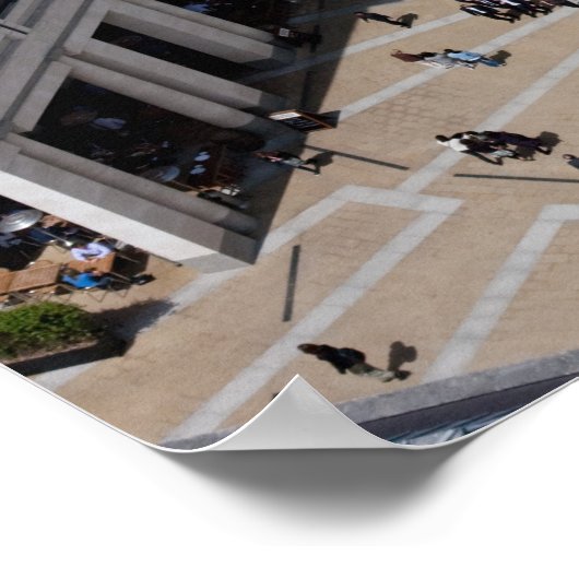 Paternoster Square in Londen Engeland Poster (Hoek)