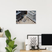 Paternoster Square in Londen Engeland Poster (Thuiskantoor)