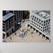 Paternoster Square in Londen Engeland Poster (Voorkant)