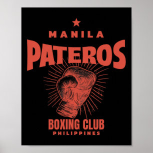 Pateros Manila Boxing Club Filipijnen - Boksen Poster